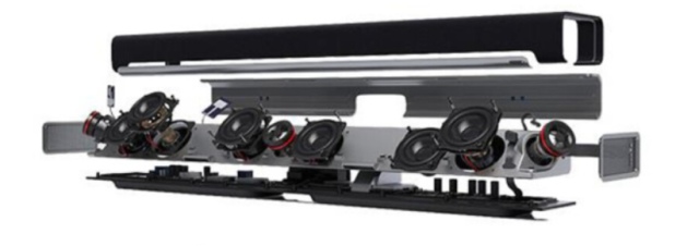 4个音箱同时播放,4个音箱组合