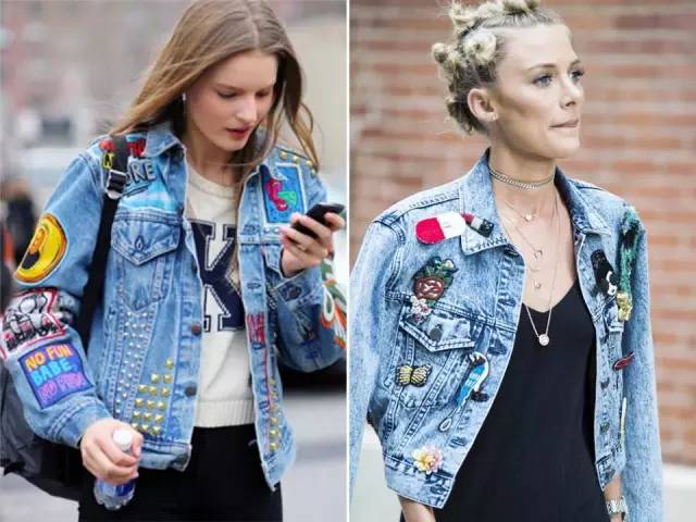 比较潮流好看的牛仔外套,牛仔外套时髦