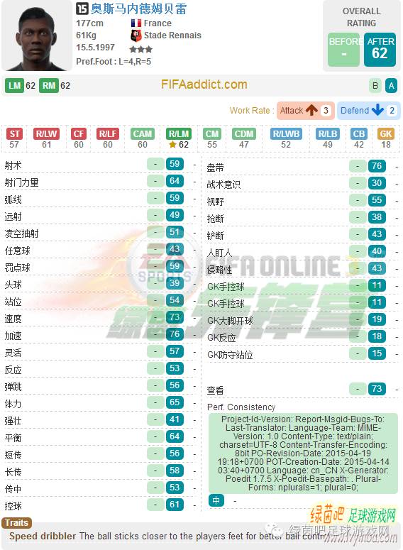 FIFAOnline3属性将会大涨的妖人推荐[第一期]