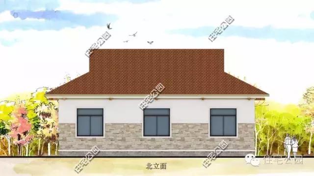 农村自建房一层平房真实图纸,农村最简单的一层平房自建房