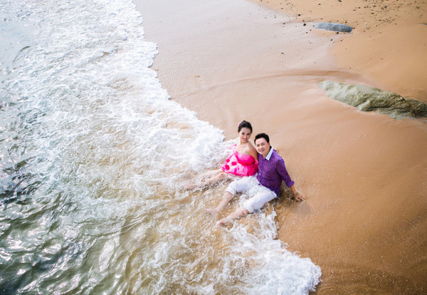 带着婚纱去三亚,带着婚纱旅行厦门