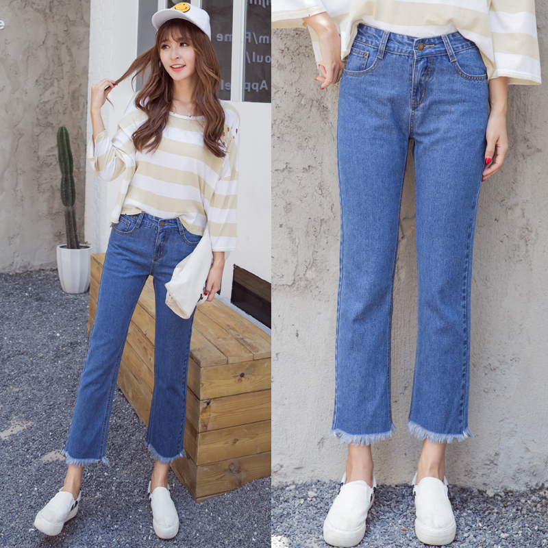 卫衣女160-200斤,160斤胖mm穿阔腿牛仔裤加卫衣