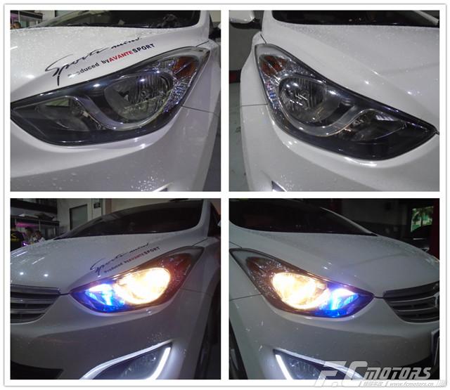 朗动灯光升级,现代朗动近光灯亮度