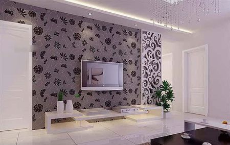 惊艳的客厅背景墙,小户型客厅装修图电视背景墙