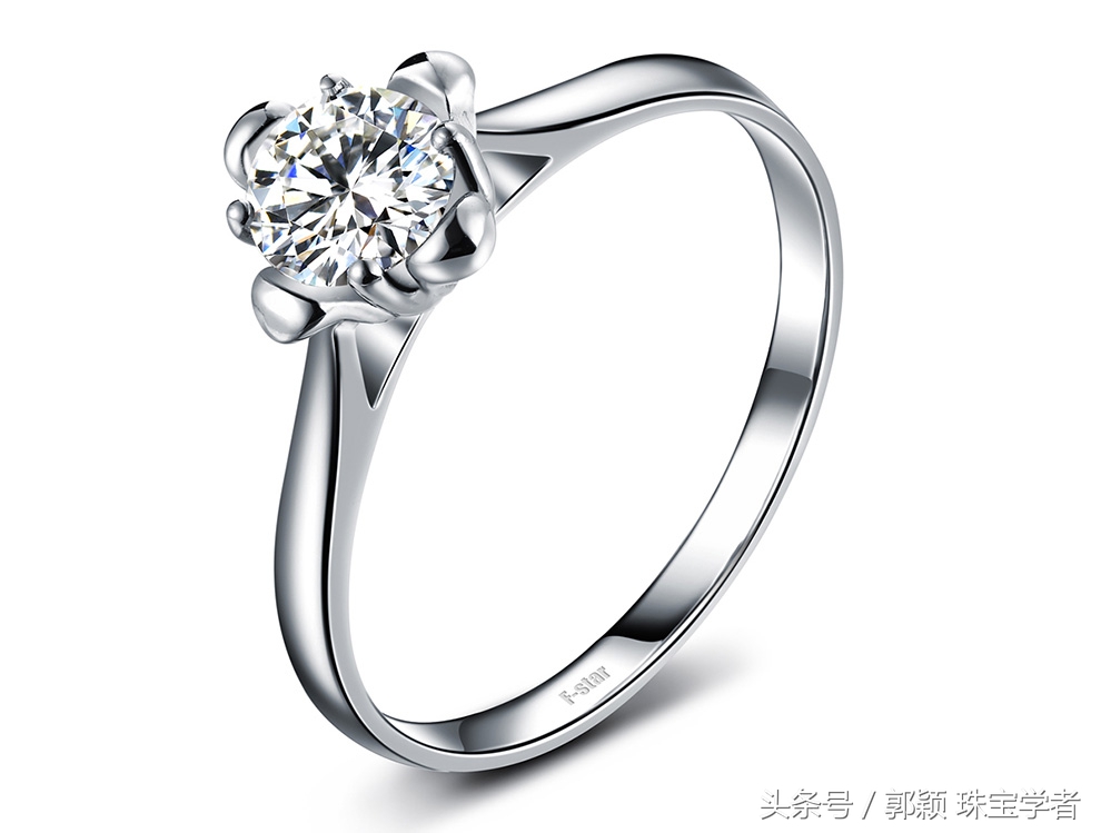 50分钻戒用铂金还是18k做戒托合适,钻戒戒托选18k黄金和18k白金