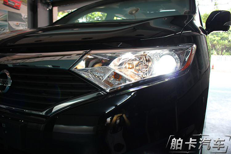 日产贵士加装氛围灯,日产贵士改颜色