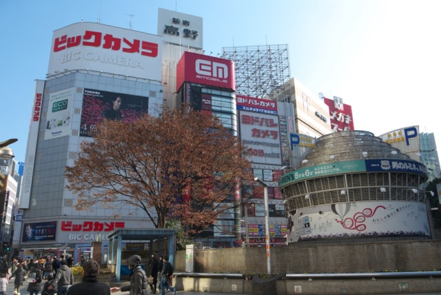 东京新宿地图,东京手绘旅游地图