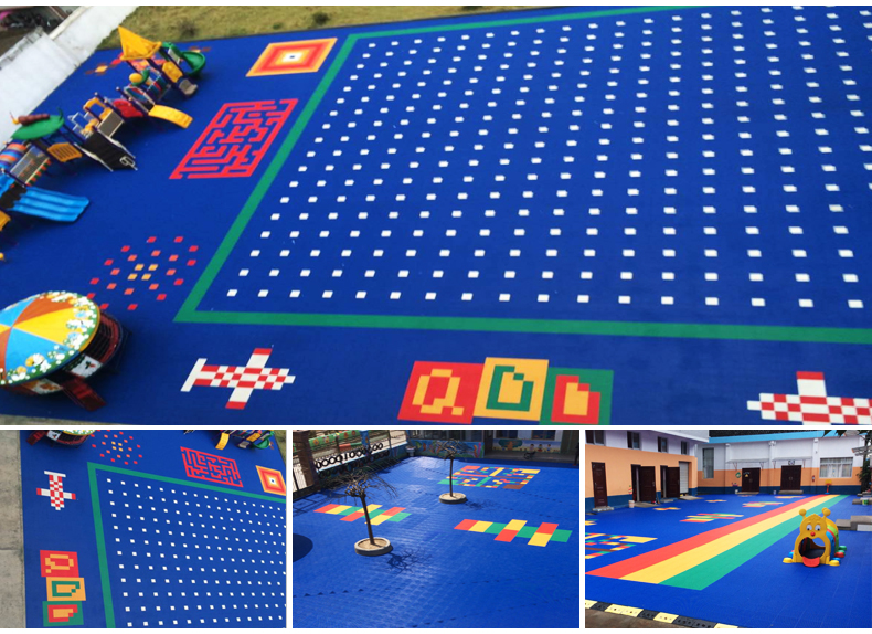 悬浮地垫弧形拼装,拼接地垫可以用在地板吗