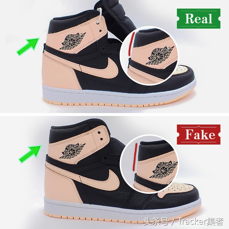 aj1黑粉脚趾真假对比,aj1黑粉脚趾low发售