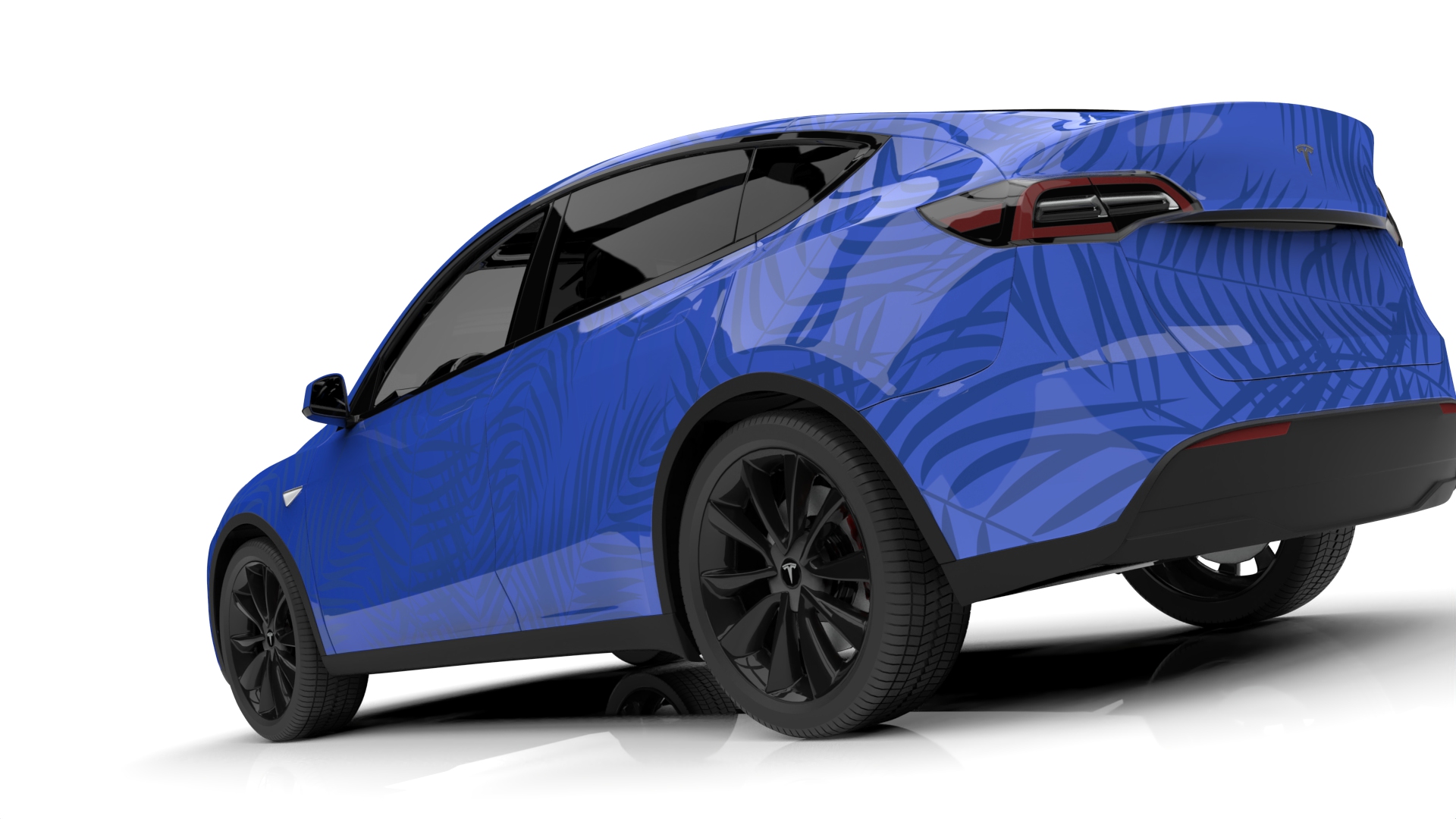 特斯拉modely涂装动漫,特斯拉modely梦幻灰魅紫