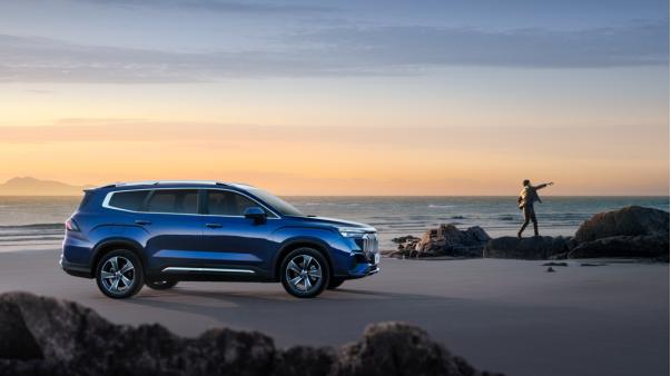 吉利豪越2022款6座suv,吉利大7座suv最新款豪越参配