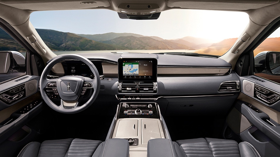 林肯领航员内饰改装效果图,林肯领航员极致灰