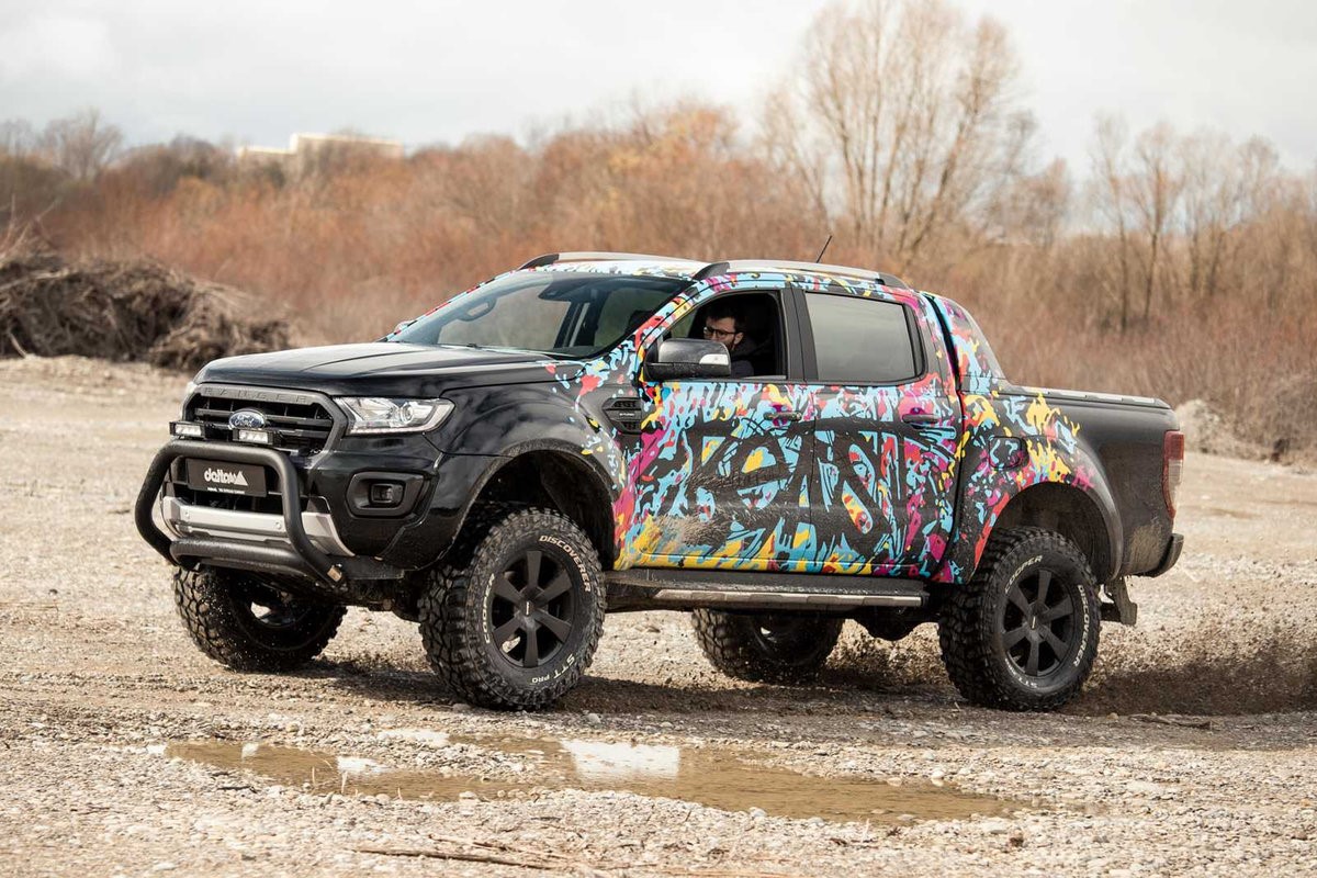 福特皮卡ranger前杠改装案例,福特皮卡ranger改装卷帘盖