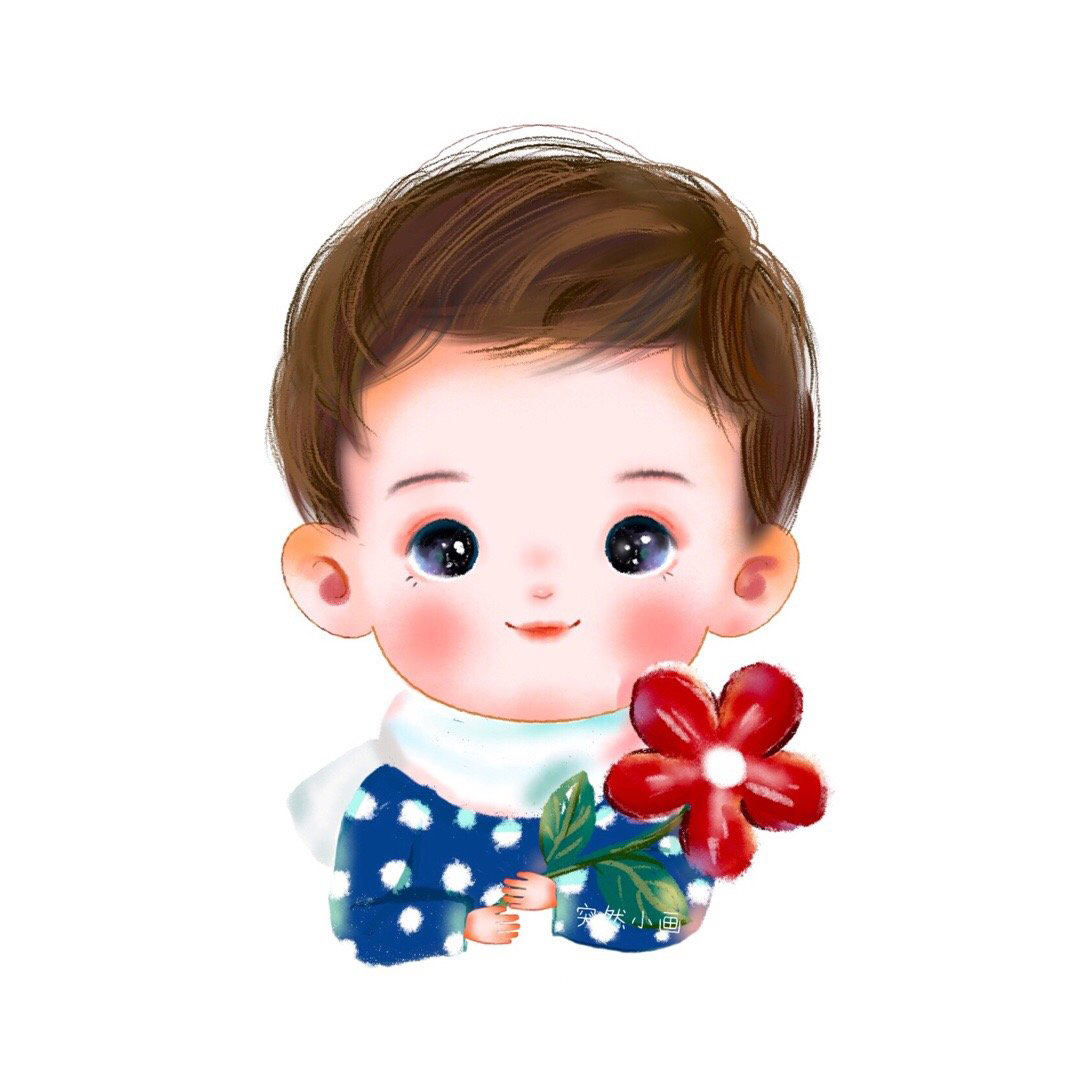 萌娃头像女生可爱萌图卡通,治愈系可爱搞怪萌娃头像