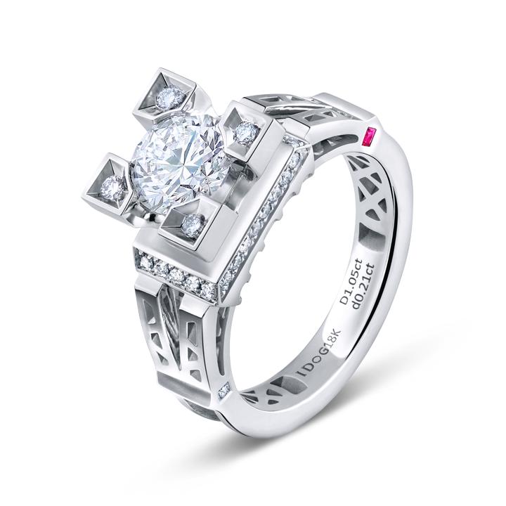 IDo有款像埃菲尔铁塔的钻戒是什么钻戒