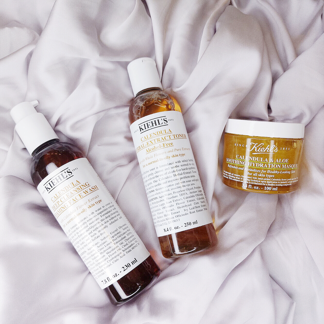 科颜氏焕亮保湿体验包金盏花系列,科颜氏金盏花系列适合什么肤质