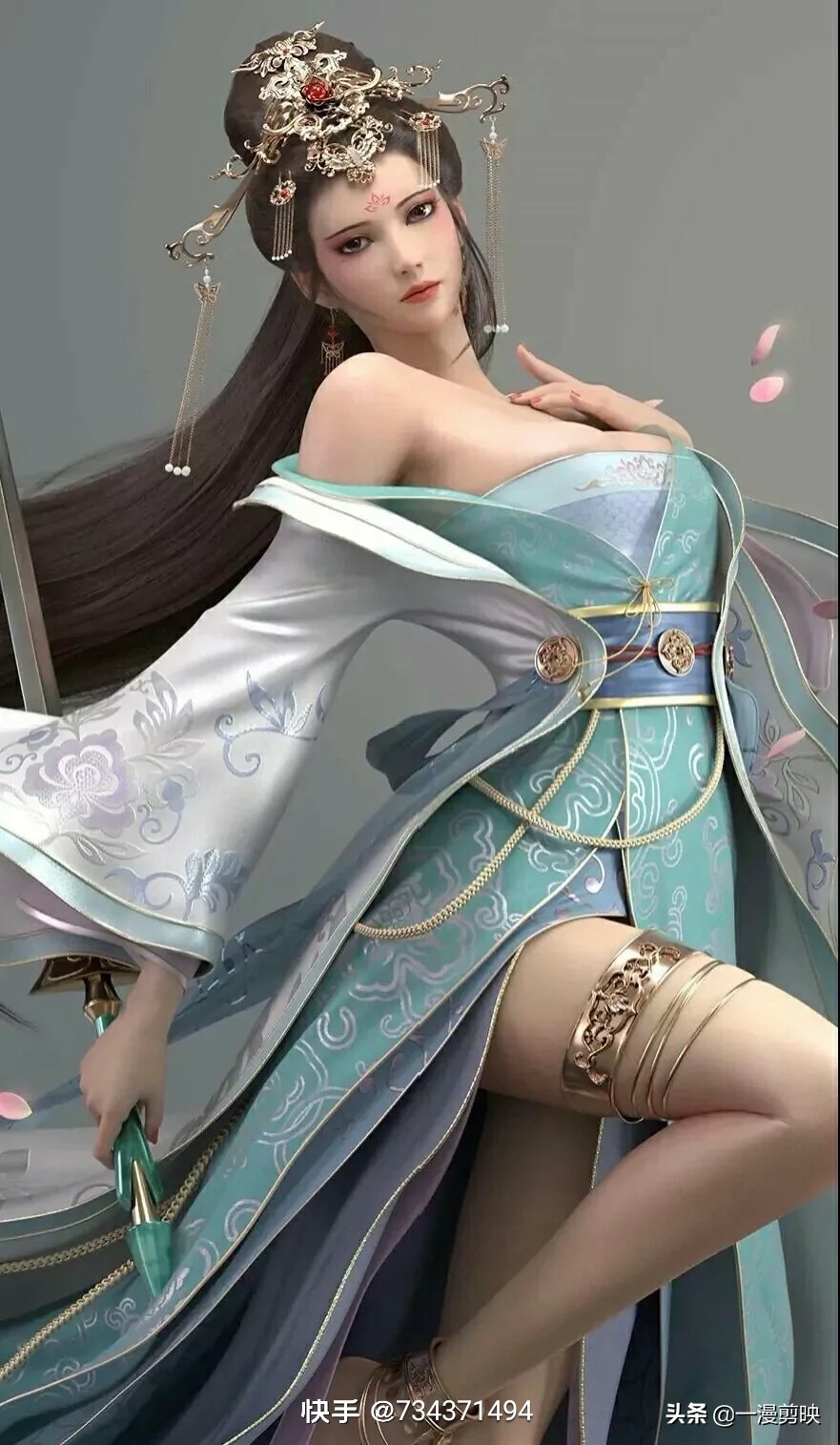 国漫崛起-古风美少女图片鉴赏之《威凛王风》