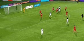 张玉宁破门国安1-0领先申花,张玉宁破门国足