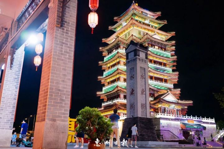 惠州博罗夜色,夜色惠州西湖