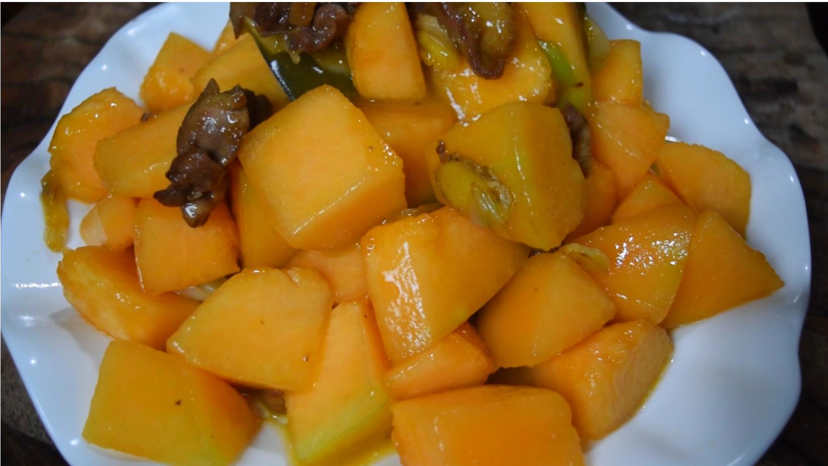 鸭肉炒哈密瓜,哈密瓜煮鸭肉的做法