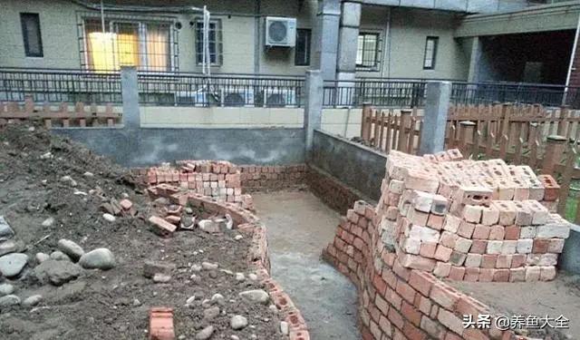 鱼池全部建造过程,鱼池建造大型全过程