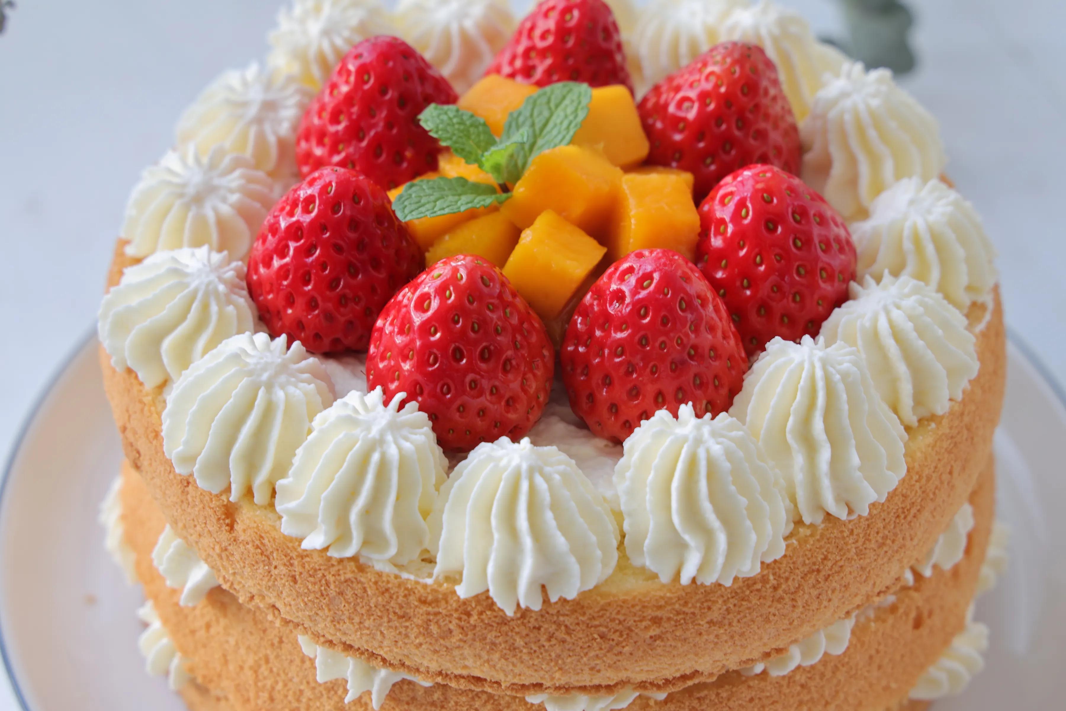 生日蛋糕最简单怎么做不用烤箱,生日蛋糕简单做法不用抹面