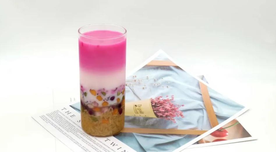 夏日奶茶海报设计,春季饮品海报设计