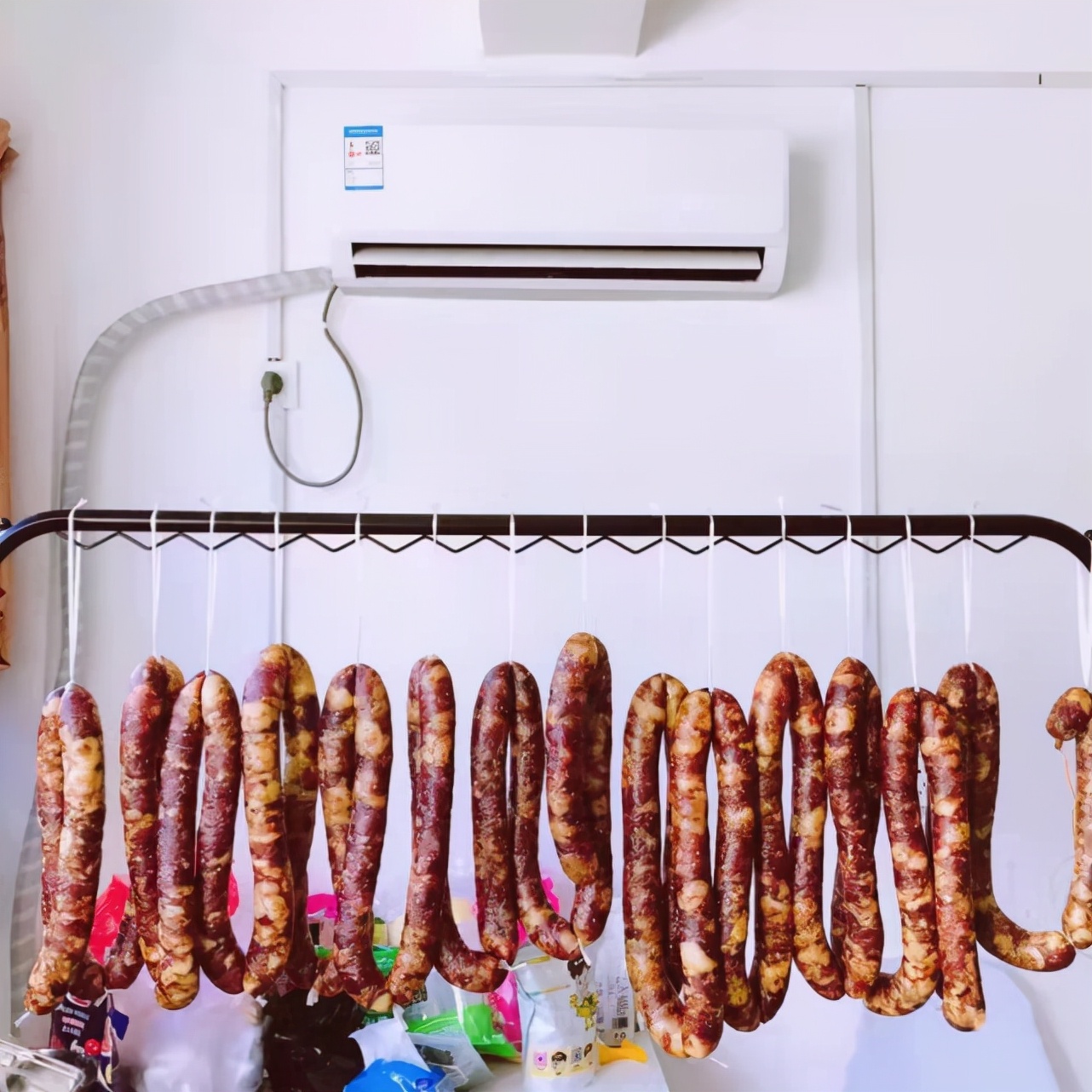 为了晒腊味，大家都拼了