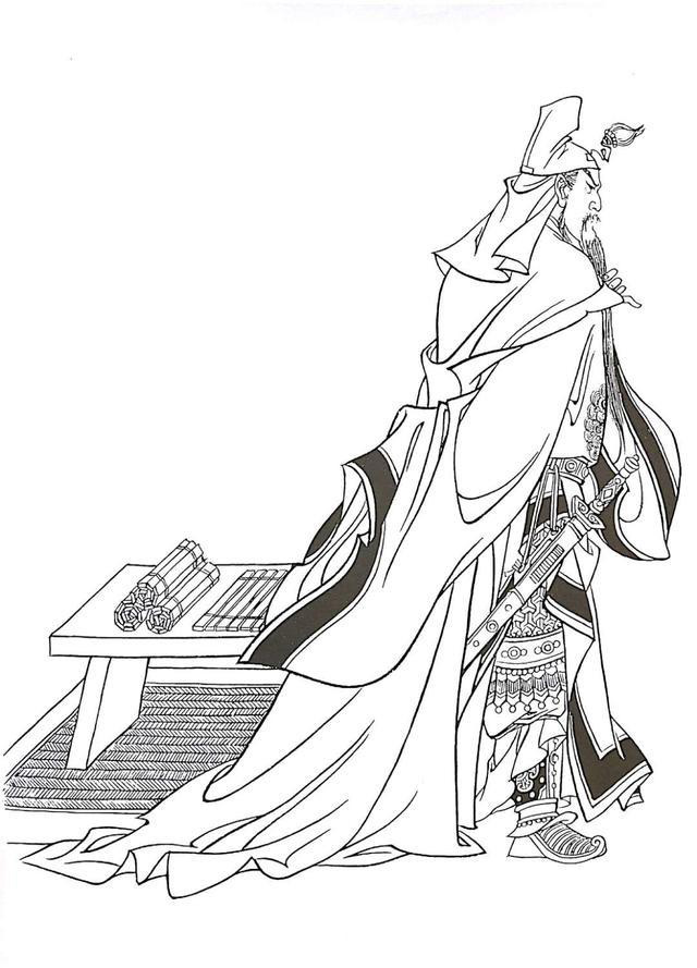 人物工笔白描线稿男青年,工笔白描人物图谱