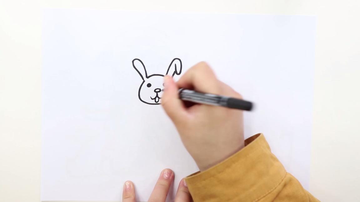 可爱小动物简笔画儿童画,可爱小动物简笔画呆萌儿童画