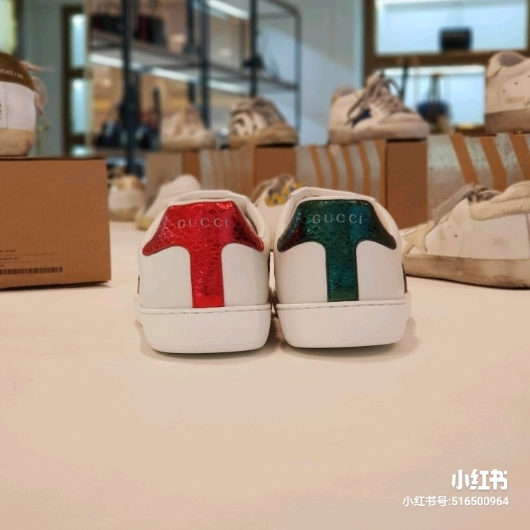 gucci古驰tennis1977系列女士小白鞋,最好看的古驰小白鞋
