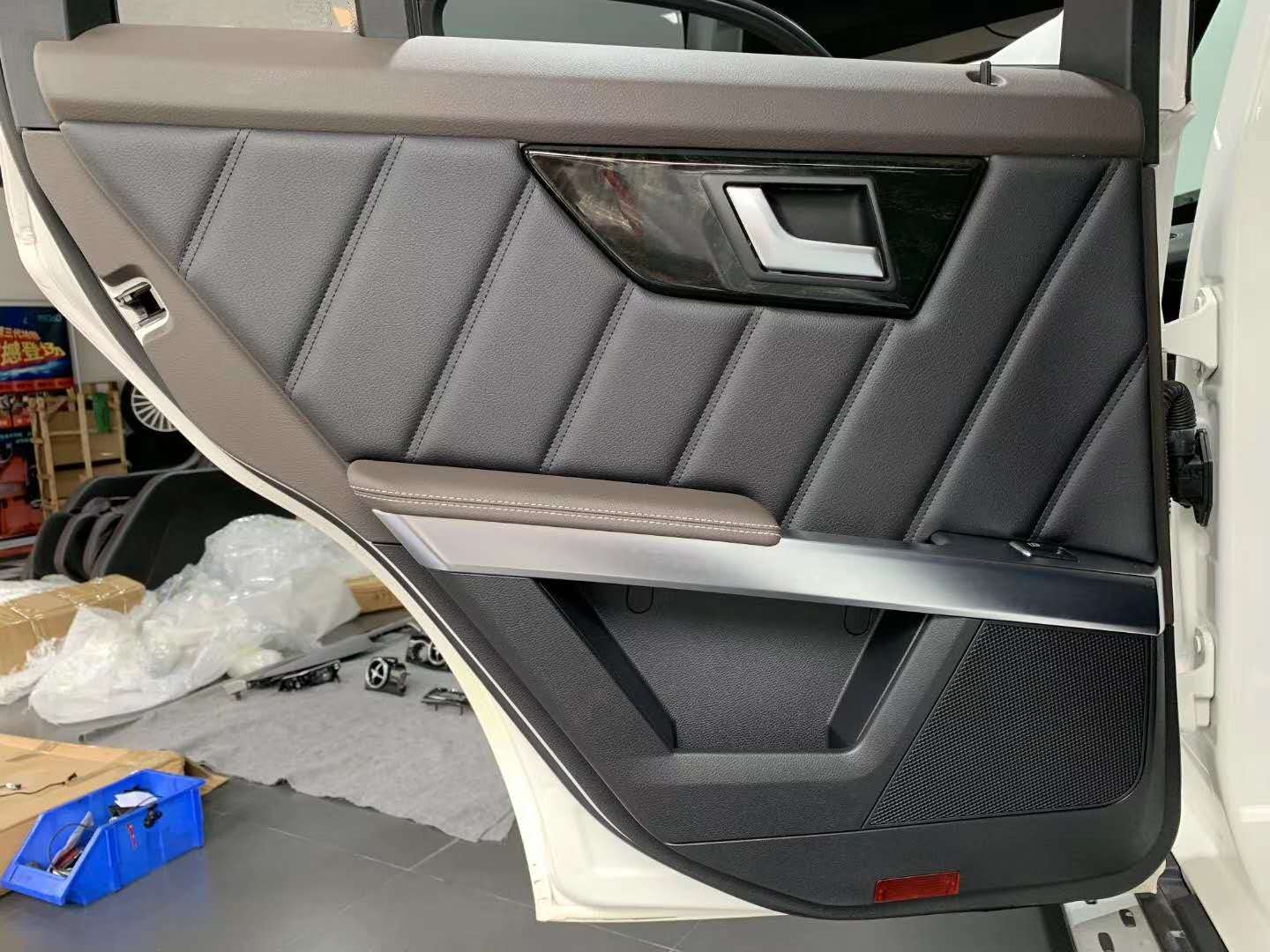 15款奔驰GLK300改装升级原厂全车岑木内饰分享