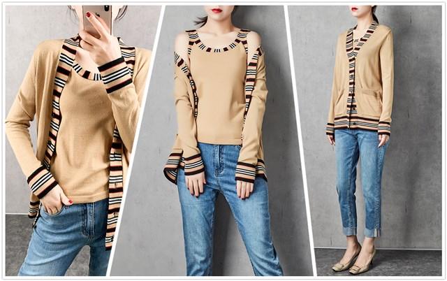 入秋毛衣怎么搭配好看,入秋毛衣