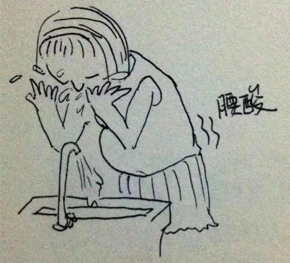 孕妈手绘图,孕妇正在孕吐怎么画简单漂亮