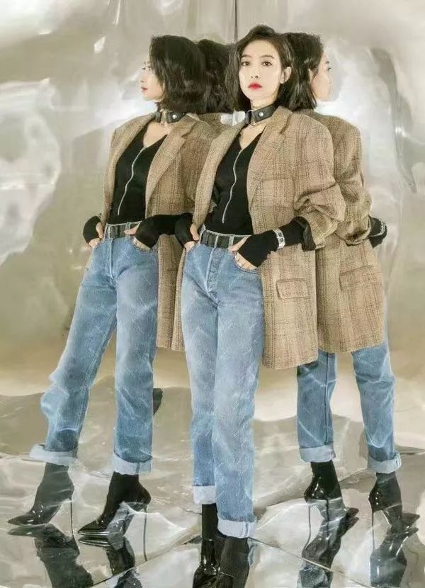 听我的，一定要穿老爹裤，成为这个条gai上最靓的