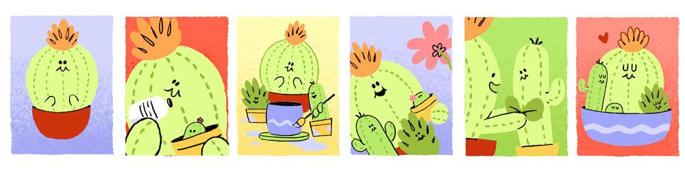 怎么可以用白纸做漂亮的仙人掌,超简单的手工仙人掌