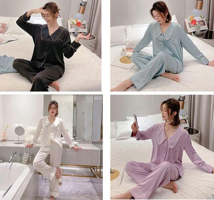 夏天穿的冰丝睡衣,精致的女人有件睡衣