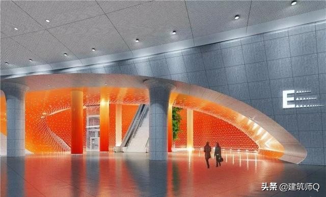 光谷地下综合体示意图,光谷综合体地下效果图