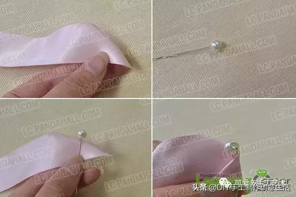 丝带做花带,做花带的教程