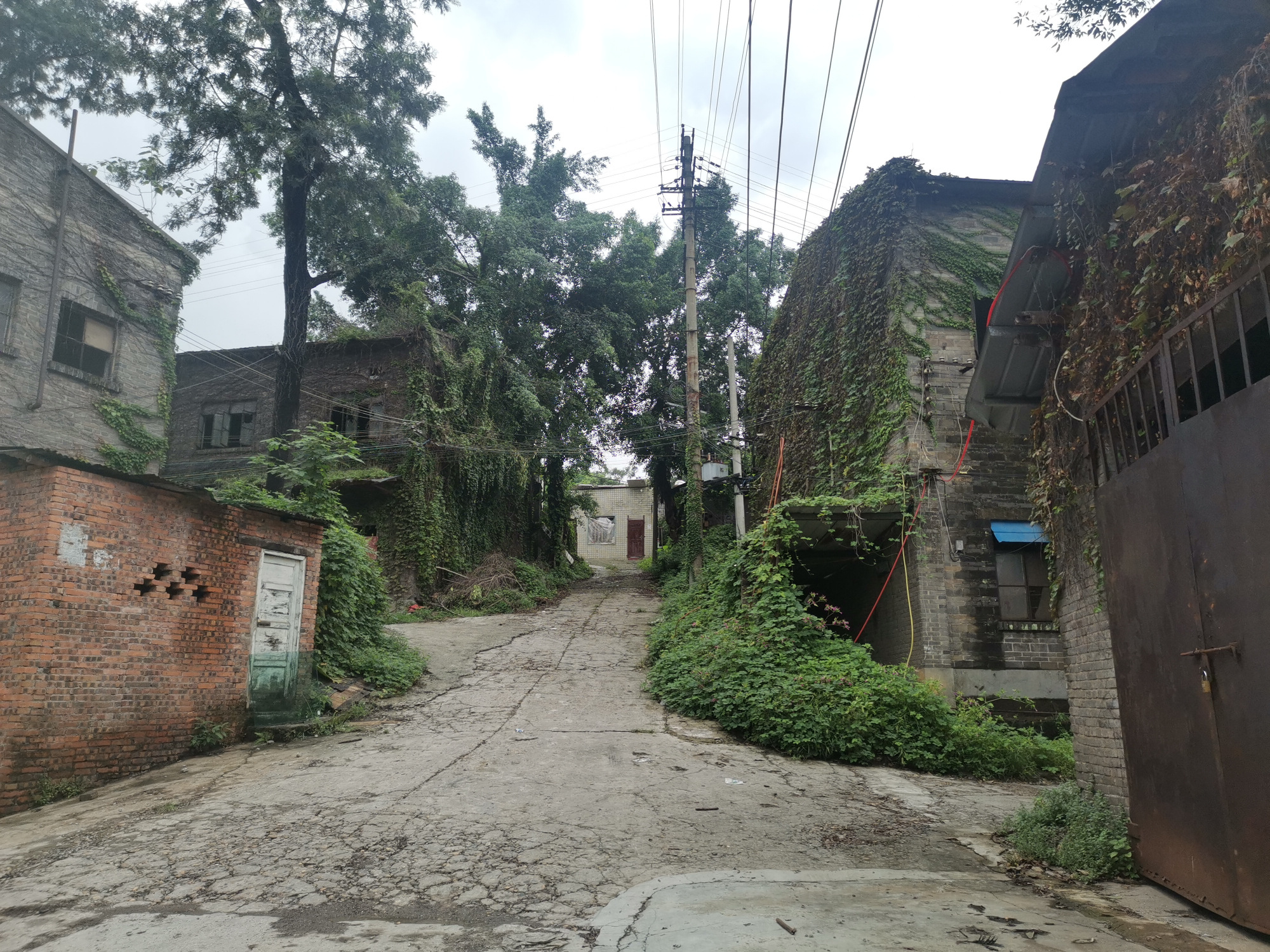 北碚区原三线建设老厂区,重庆北碚废弃工厂
