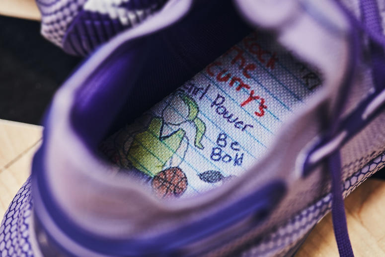 库里为小女孩推出女款签名鞋回信太暖心他真的是优质偶像