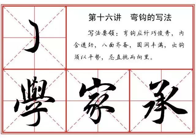 革字的行书动态笔画写法,行书22个写法