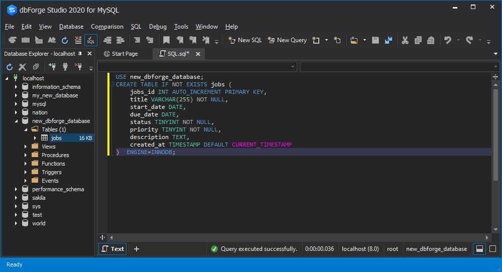 如何创建mysql表,如何创建mysql存储过程