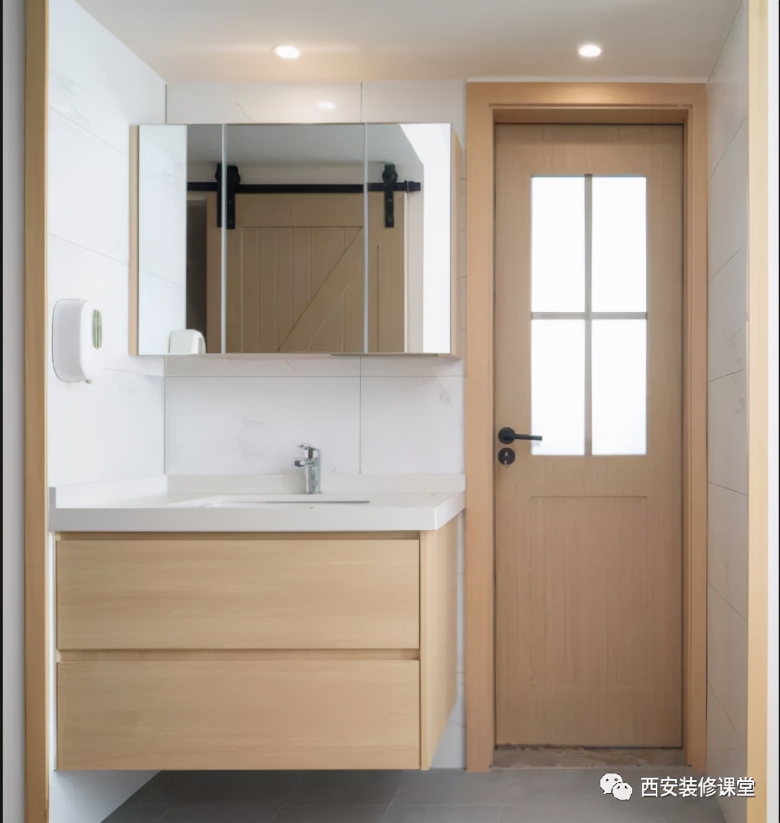 浴室镜柜单配镜子,柜子里贴镜子