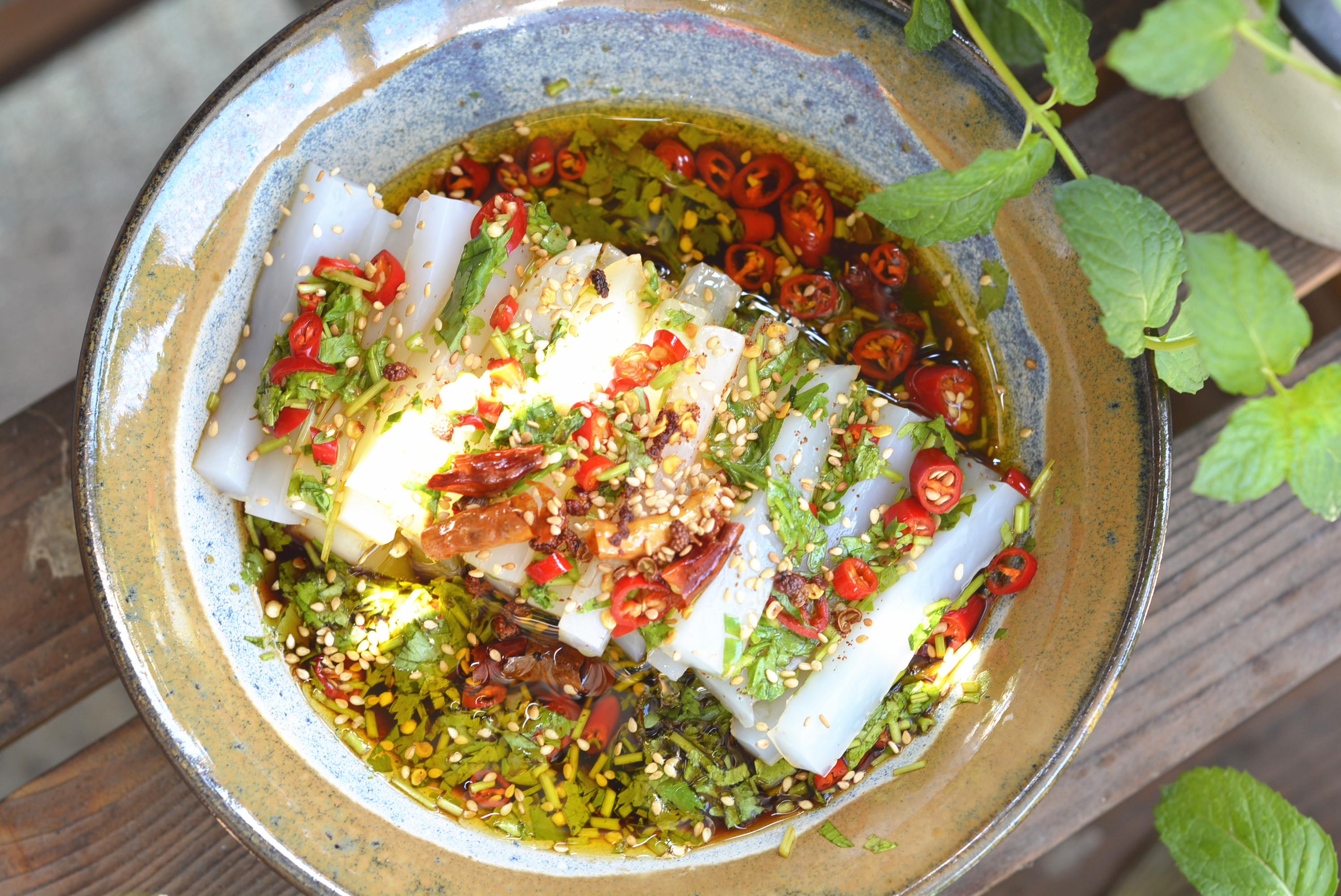 中餐厅第七季林允做菠菜凉拌菜,中餐厅秦海璐凉拌菜