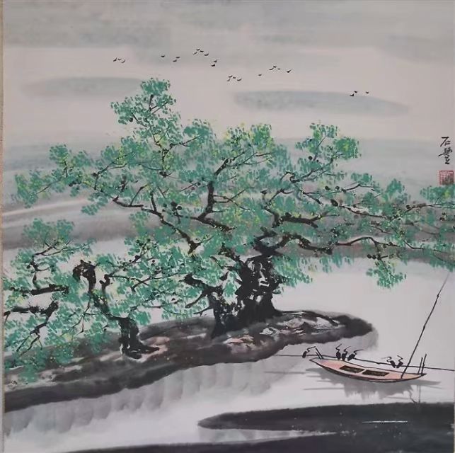 国画风景小品简单又好看,山水风景国画图片大全集