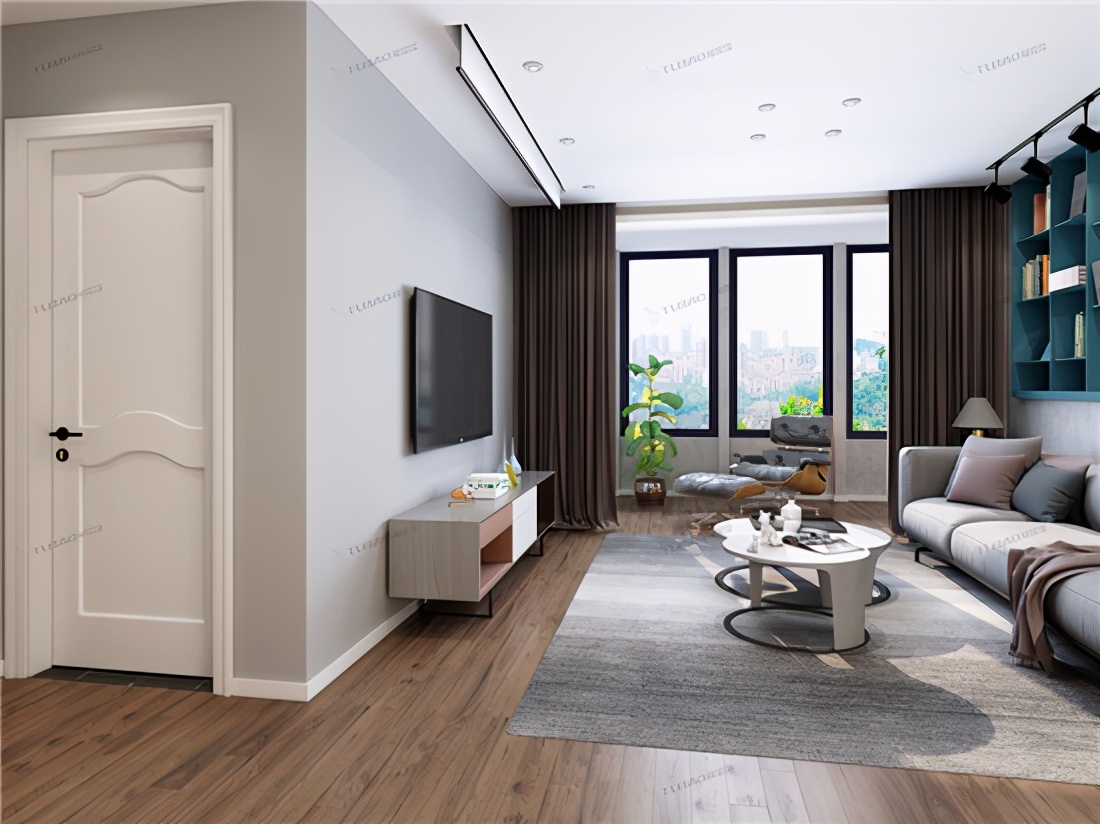 木门颜色搭配装修风格,木门和地板颜色搭配效果图