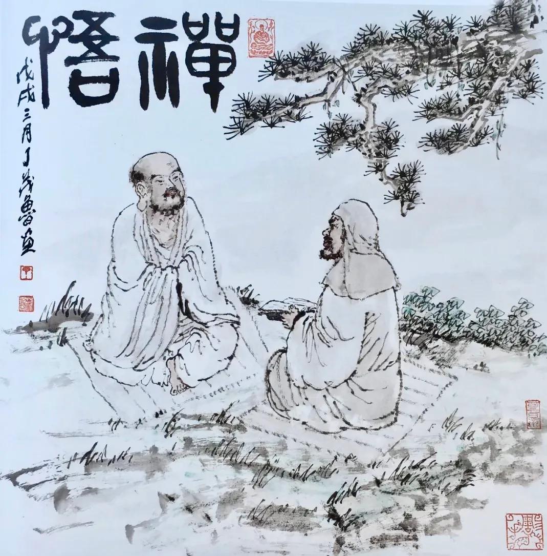 欣赏老画家水墨丹青,丁茂鲁书画作品欣赏