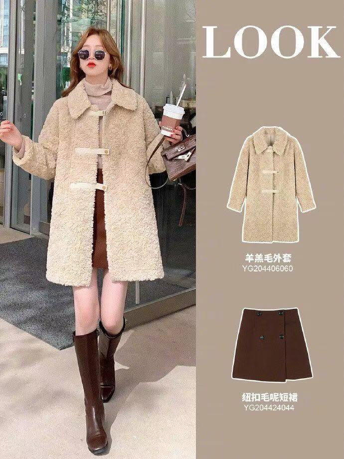 时髦又保暖的羊羔毛外套,羊羔绒外套与羽绒服更保暖