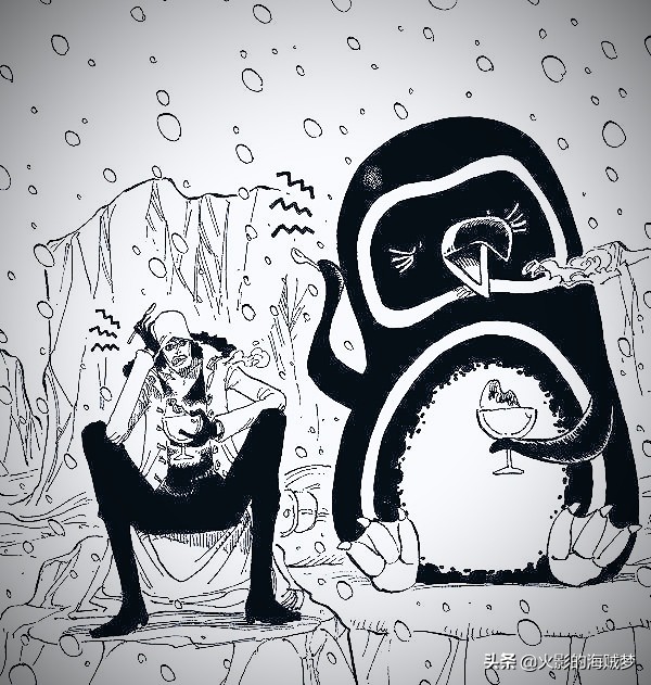 海贼王青雉大将出现,青雉怎样找到他的企鹅的